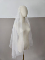 Soft tulle Juliet cap veil | FAITH