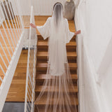 Soft tulle drop veil (extra full width) | MARGEAUX