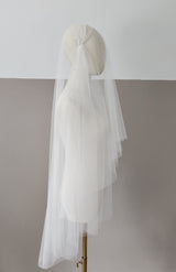 Soft tulle Juliet cap veil | FAITH