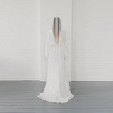 ISLA | Soft single tier veil with Chantilly lace edge