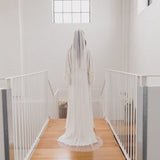 LOVE | Silk tulle single tier veil