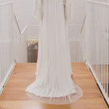 LOVE | Silk tulle single tier veil