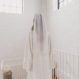 LOVE | Silk tulle single tier veil