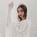 LOVE | Silk tulle single tier veil