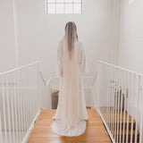 PEACE | Soft tulle ultra sheer veil (narrow width)