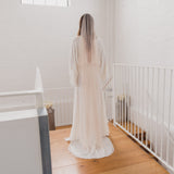 PEACE | Soft tulle ultra sheer veil (narrow width)