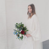 GRACE | Silk tulle drop veil (full width)