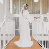 HOPE | Soft tulle single tier veil (medium width)