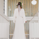 PEACE | Soft tulle ultra sheer veil (medium width)