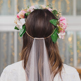 PEACE | Soft tulle ultra sheer veil (medium width)