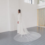 PEACE | Soft tulle ultra sheer veil (extra full width)