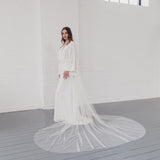 PEACE | Soft tulle ultra sheer veil (extra full width)