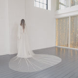 MARGEAUX | Soft tulle drop veil (extra full width)