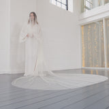 MARGEAUX | Soft tulle drop veil (extra full width)