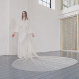 MARGEAUX | Soft tulle drop veil (extra full width)
