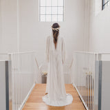 SERENITY | Silk tulle draped veil