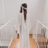 SERENITY | Silk tulle draped veil