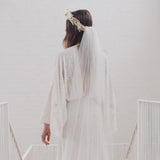 BEAUTY | Soft tulle single tier veil (narrow width)