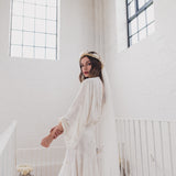 BEAUTY | Soft tulle single tier veil (narrow width)