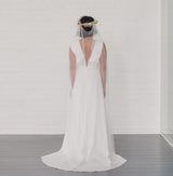 LOYALTY | Soft tulle draped veil (shallow drape)