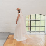 BEAUTY | Soft tulle single tier veil (medium width)