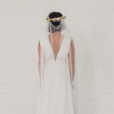 LOYALTY | Soft tulle draped veil (shallow drape)