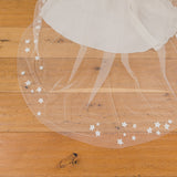 CELESTE | Soft drop veil with scattered stars
