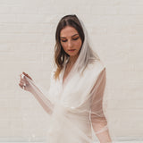 CELESTE | Soft drop veil with scattered stars