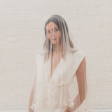CELESTE | Soft drop veil with scattered stars
