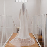 PATIENCE | Dotted tulle single tier veil
