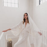 PATIENCE | Dotted tulle single tier veil