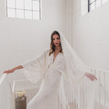 PATIENCE | Dotted tulle single tier veil