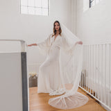 PATIENCE | Dotted tulle single tier veil