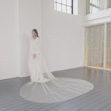 MARGEAUX | Soft tulle drop veil (extra full width)
