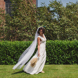 VIVA | Polka dot single tier veil