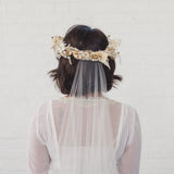 CHARITY | Soft tulle ultra sheer veil (narrow width)