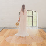 HONOUR | Soft tulle two tier Juliet cap veil (full width)