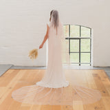 HONOUR | Soft tulle two tier Juliet cap veil (full width)
