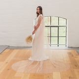 HONOUR | Soft tulle two tier Juliet cap veil (full width)