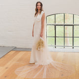 HONOUR | Soft tulle two tier Juliet cap veil (full width)