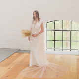HONOUR | Soft tulle two tier Juliet cap veil (full width)