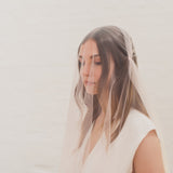 HONOUR | Soft tulle two tier Juliet cap veil (full width)