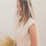 HONOUR | Soft tulle two tier Juliet cap veil (full width)