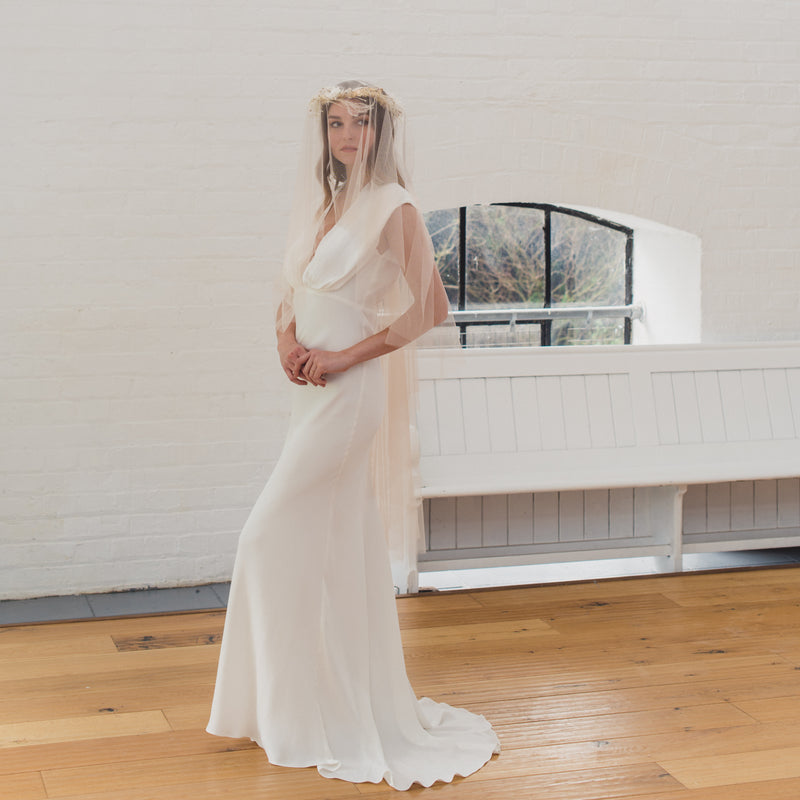 PURITY | Soft tulle two tier veil