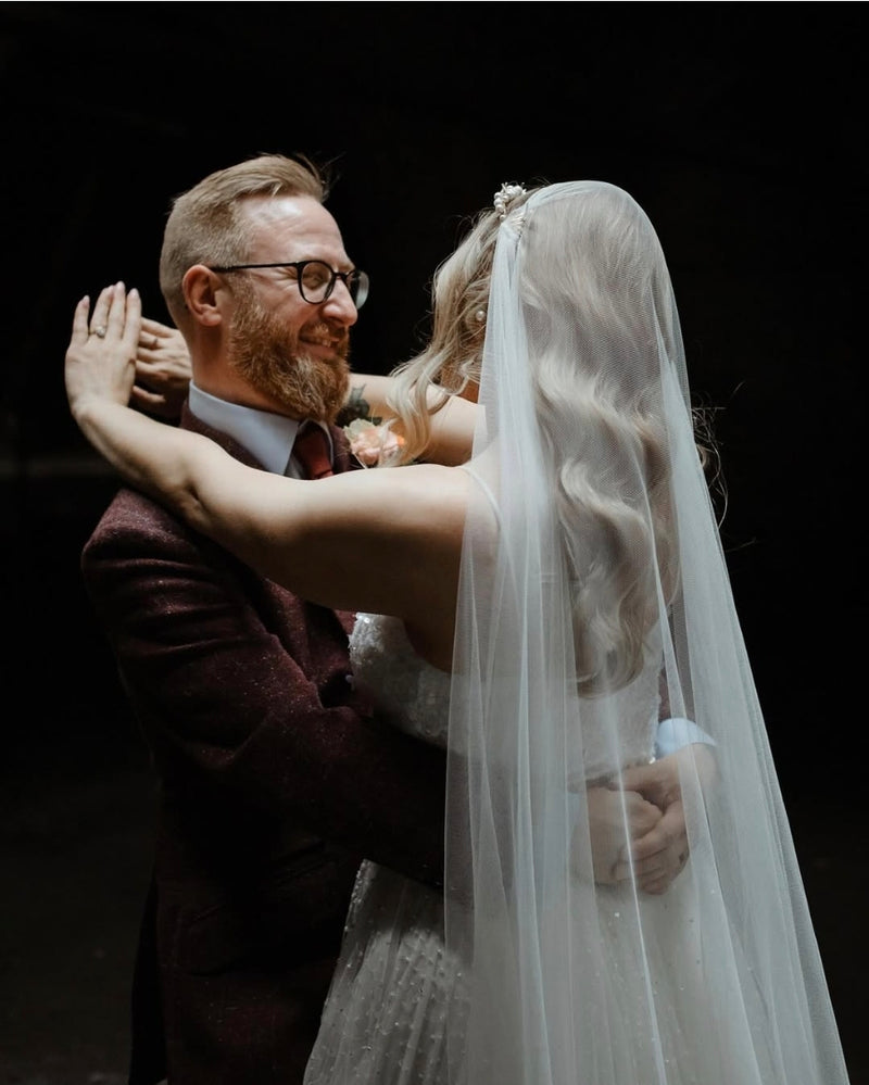 FAITH | Soft tulle Juliet cap veil