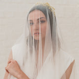 Drop wedding veil