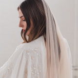 PEACE | Soft tulle ultra sheer veil (narrow width)