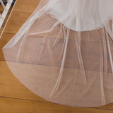 PATIENCE | Dotted tulle single tier veil