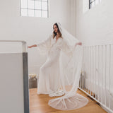 PATIENCE | Dotted tulle single tier veil
